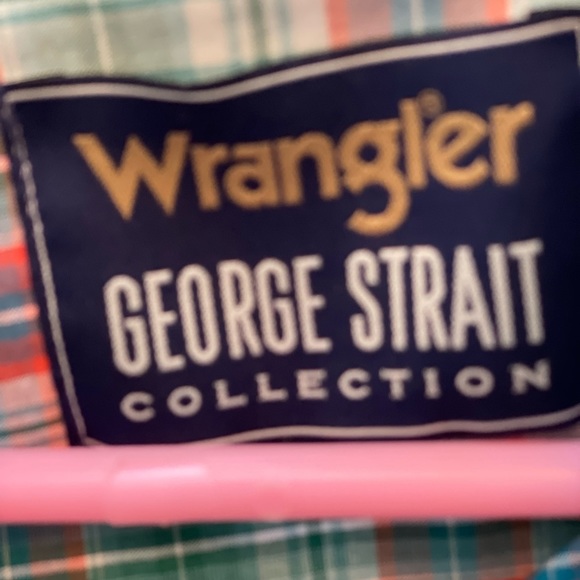 Men's wrangler, George Strait plaid shirt - Picture 3 of 5